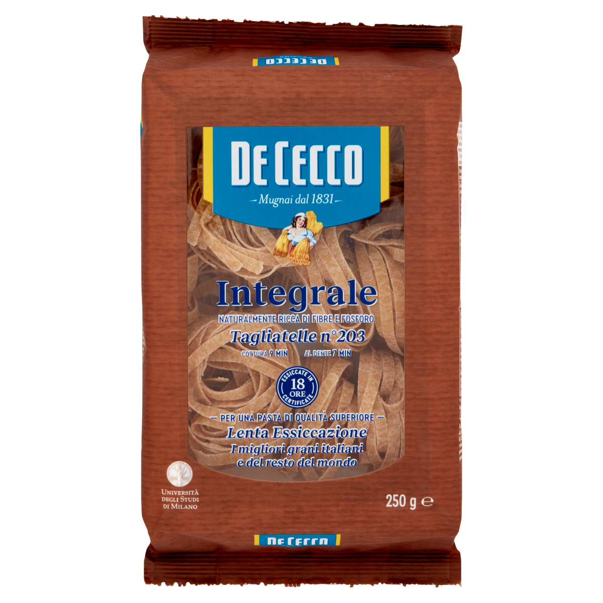 DE CECCO TAGLIATELLE INTEGRALI 250g (12 in a box)