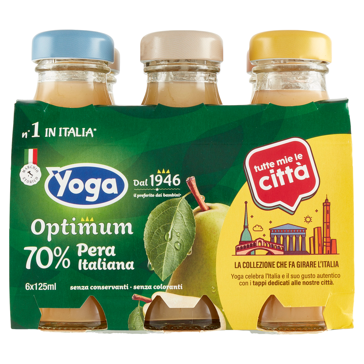 YOGA OPTIMUM SUCCO PERA 125mlX6 750ml (8 in a box)
