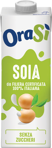 Orasi' Bevanda Di Soia UHT lt.1 Senza Zucchero (12 In A Box) (£1.21 Each)