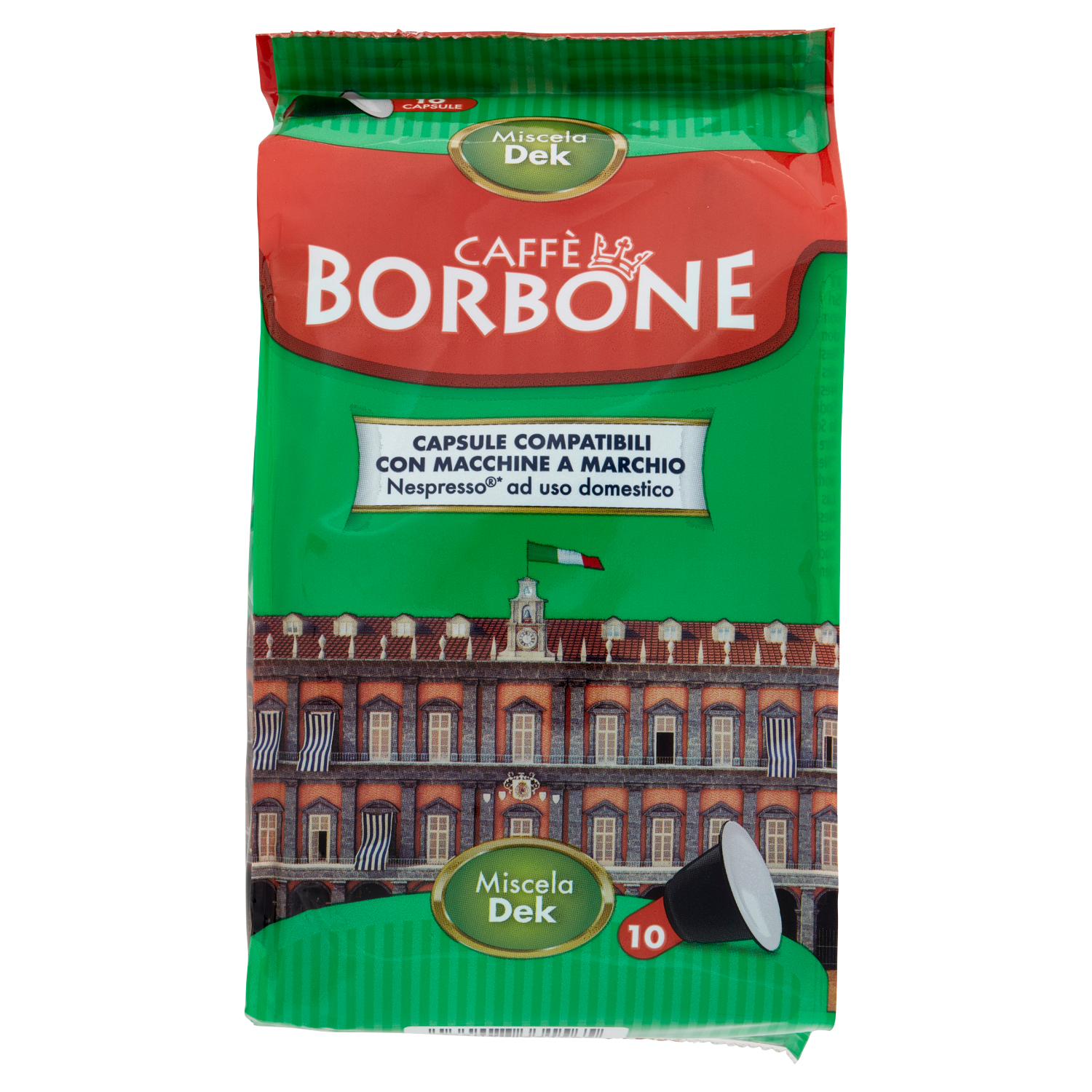BORBONE CAPSULE DEK X10 50g (8 in abox)