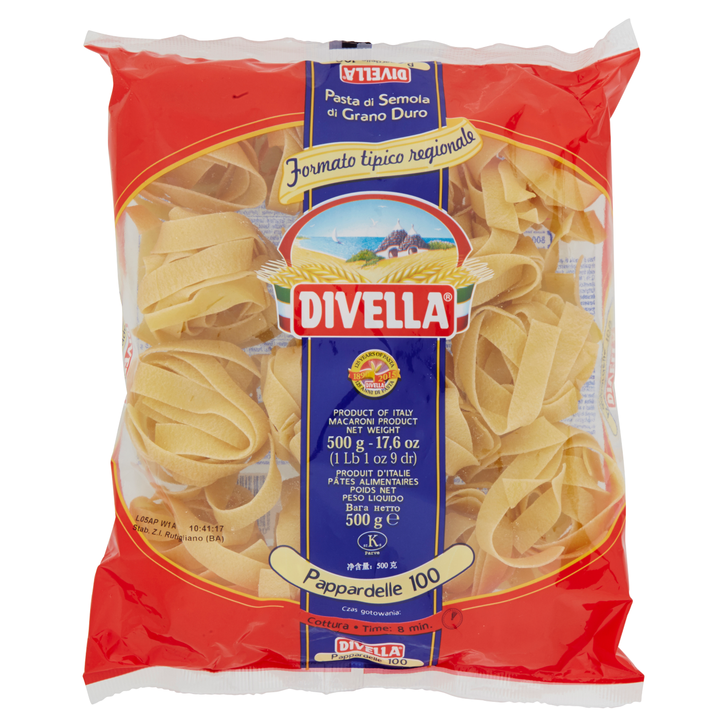 DIVELLA FORMATI SPECIALI PAPPARDELLE 500g (12 in a box)