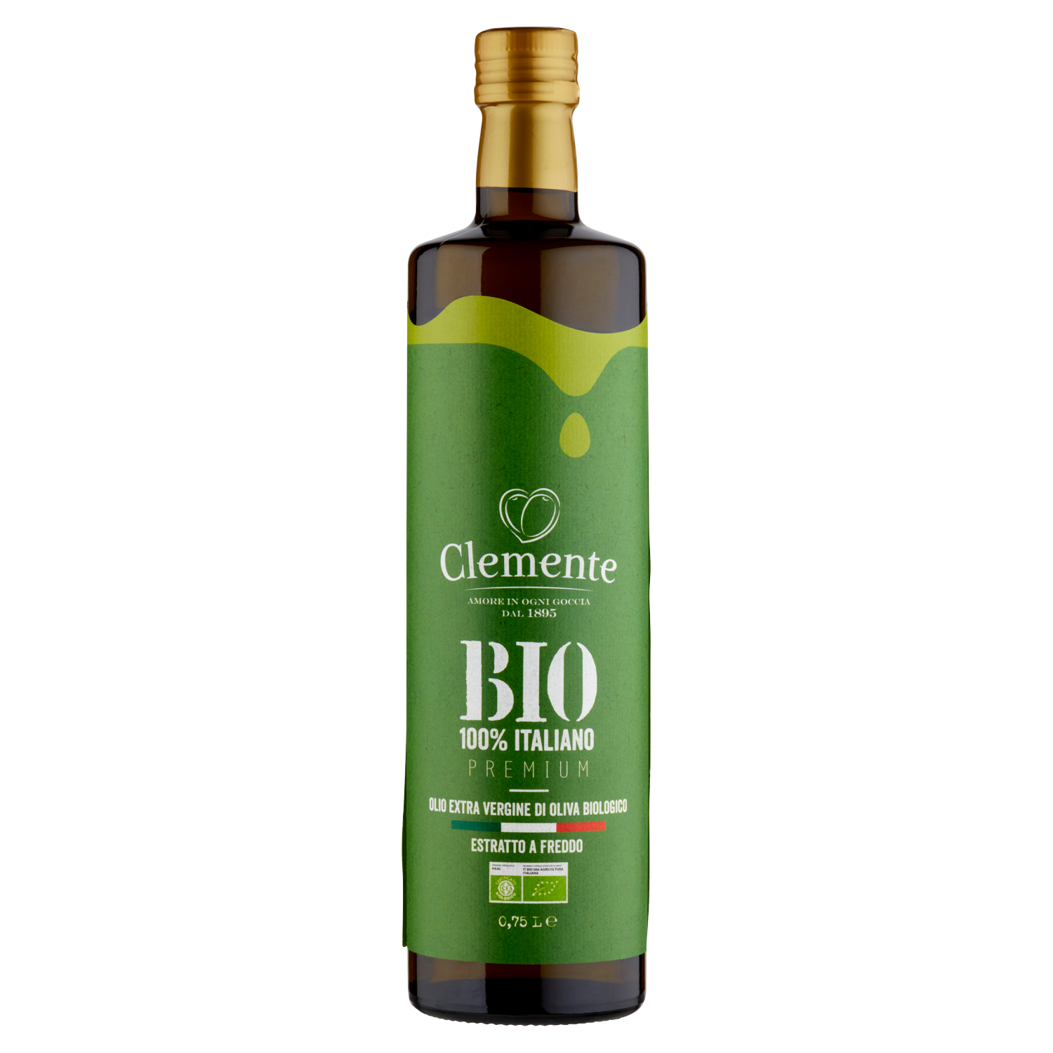 CLEMENTE OLIO EXTRA VIRGIN ORGANIC ITALIAN ITALIA 750ml (6 in a box)
