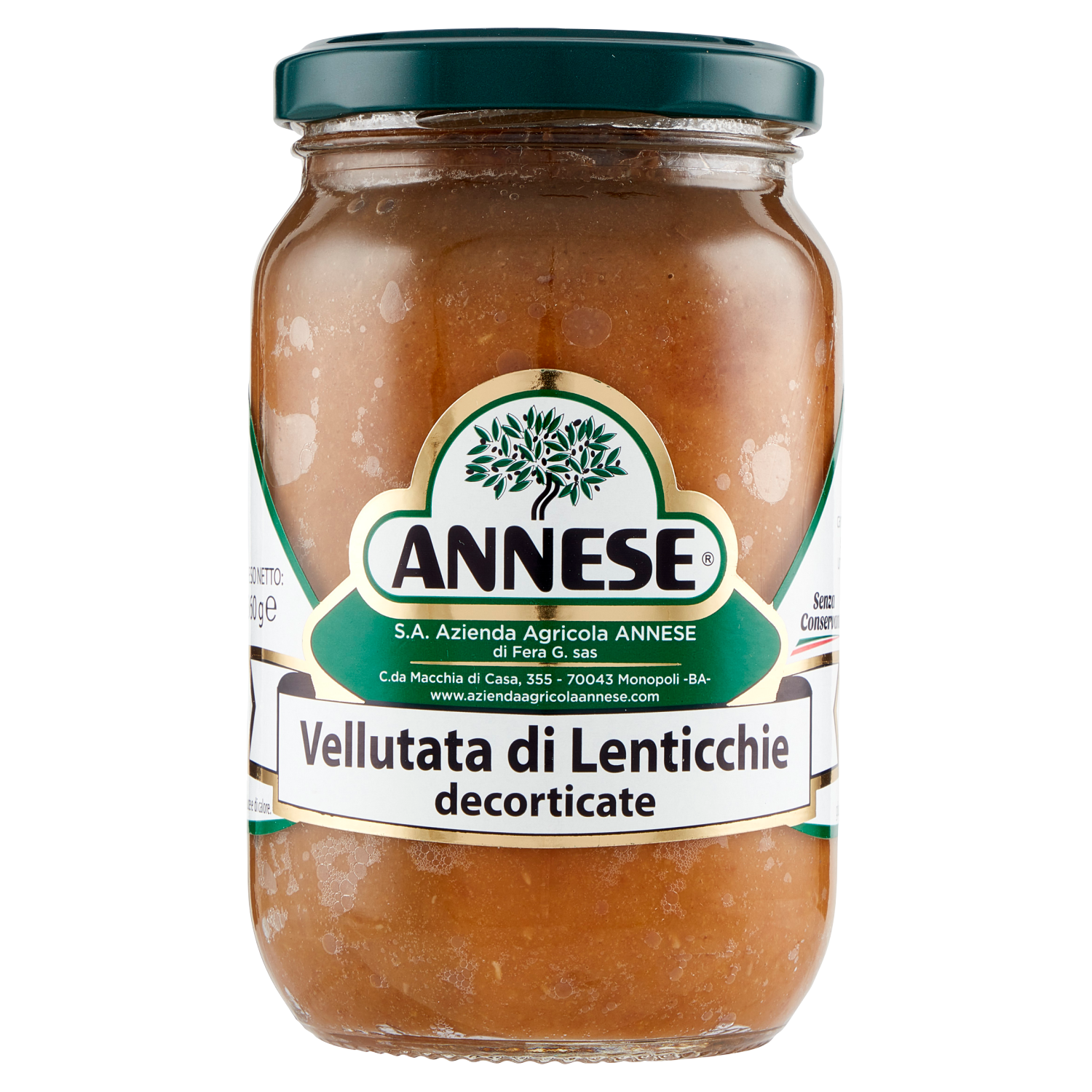 ANNESE VELLUTATA LENTICCHIE 360g (6 in a box)