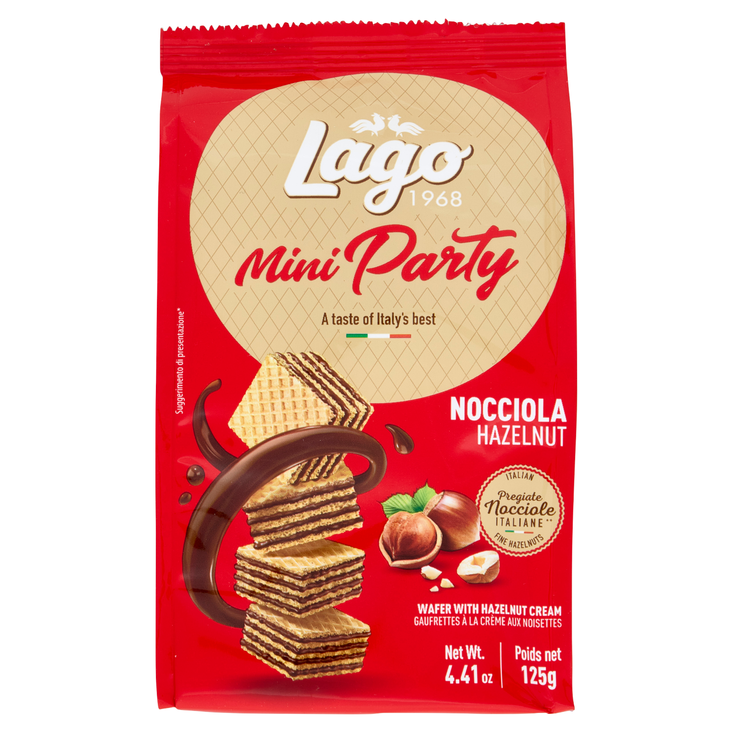 ELLEDI MINI PARTY NOCCIOLA 125g (12 in a box)