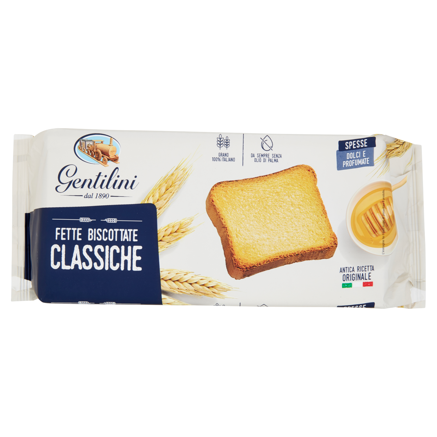 GENTILINI FETTE BISCOTTATE CLASSICHE 185g (12 in a box)
