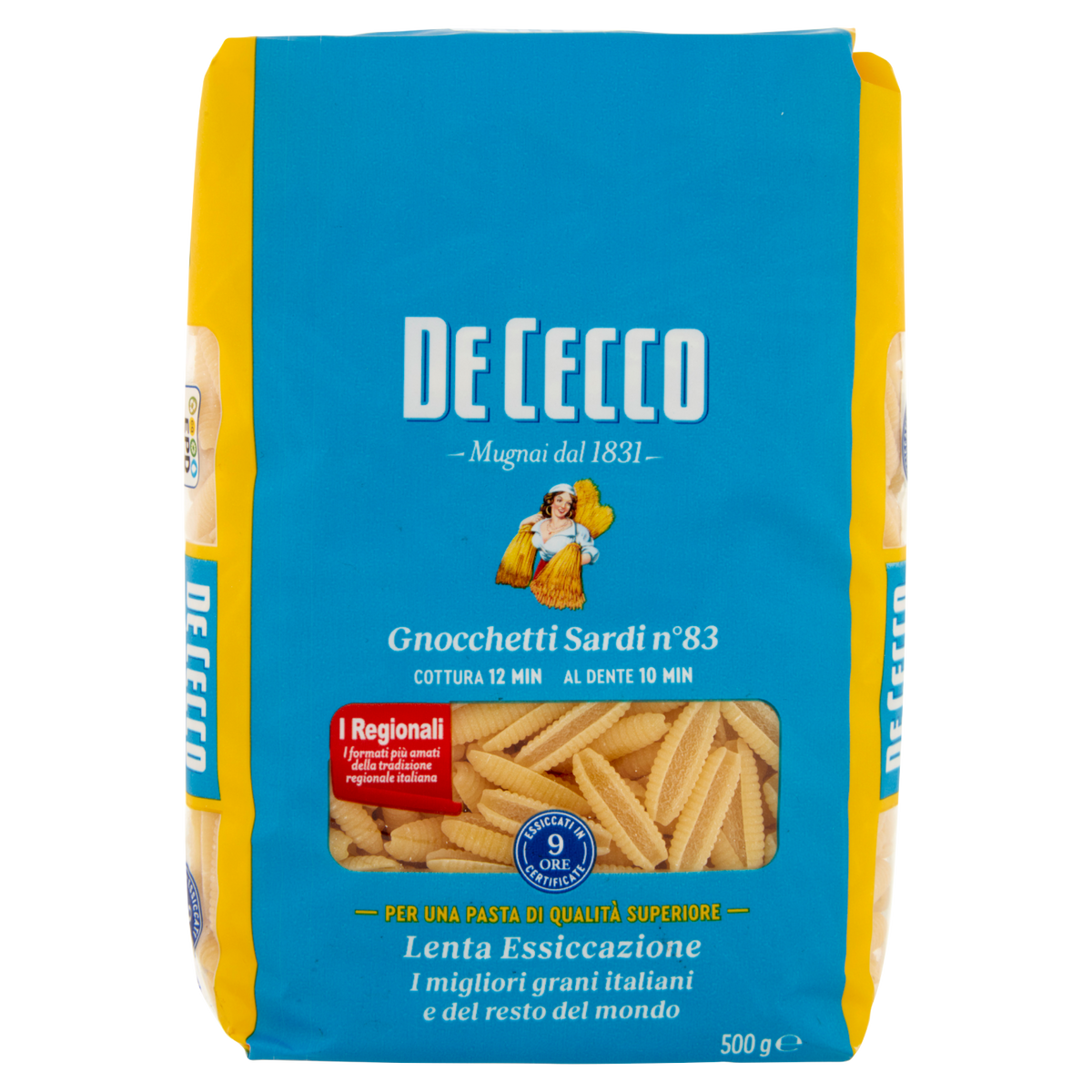 DE CECCO PASTA DI SEMOLA GNOCCHETTI SARDI 500g (24 in a box)