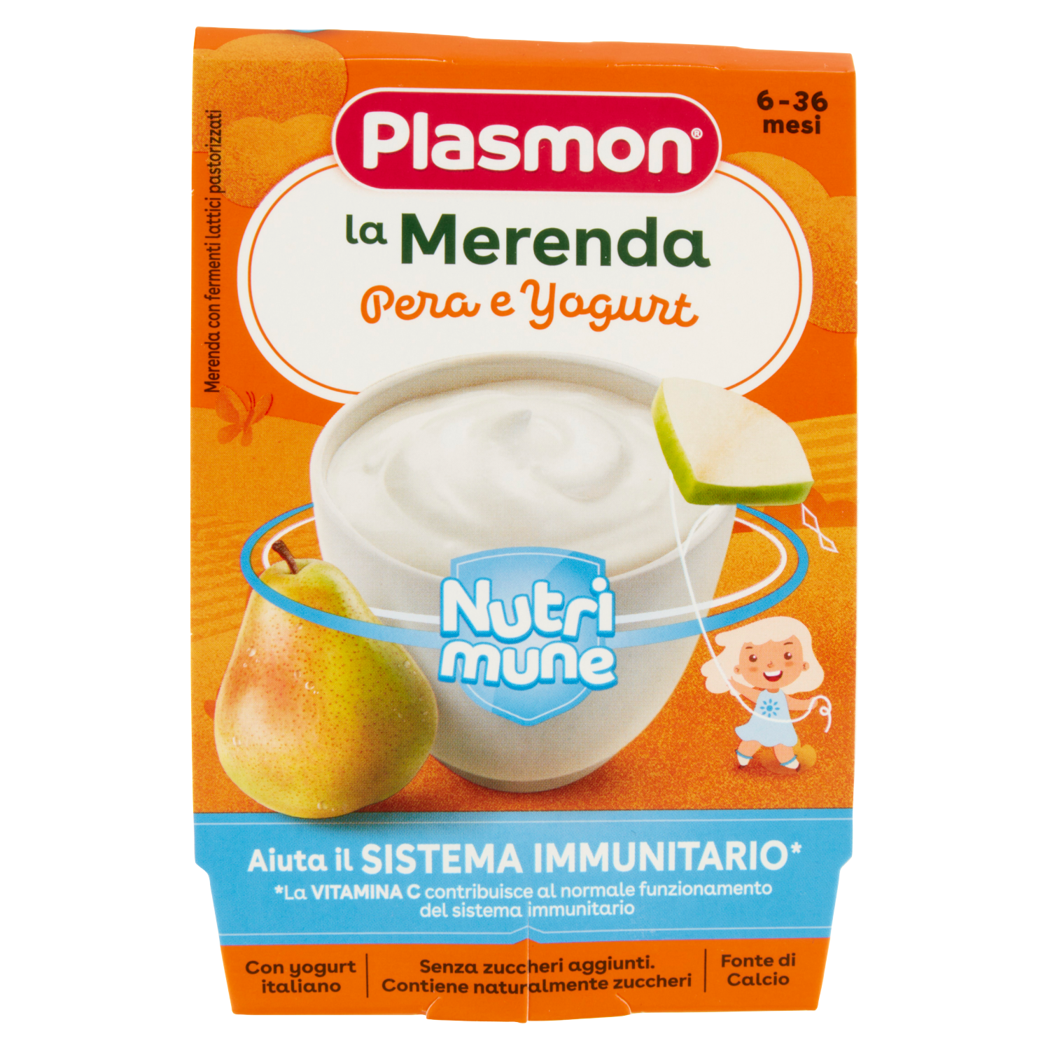 PLASMON YOGURT PERA 240g (12 in a box)
