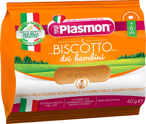 PLASMON BISCOTTI SNACK G.60