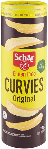 Schar Patatine Curvies Original g.170 S/Glutine (10 In A Box) (£1.95 Each)