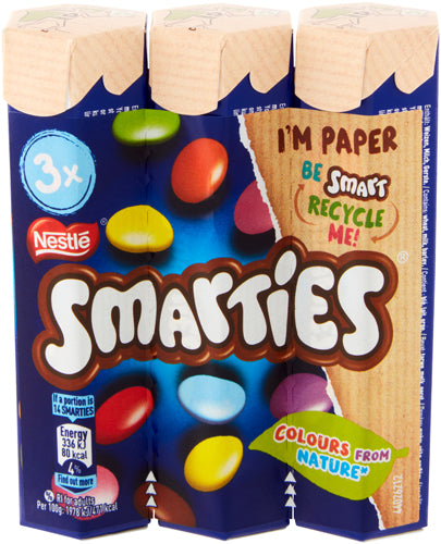 Smarties Trio Mpk (g.34x3) (16 In A Box) (£1.83 Each)