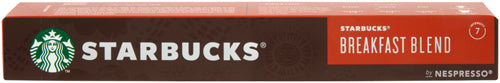 Starbucks Breakfast Blend 10 Cps -Comp. Nespresso- (12 In A Box) (£2.67 Each)