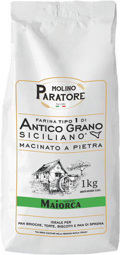Molino Paratore Farina Granotenero Maiorca Kg 1 (10 In A Box) (£2.06 Each)