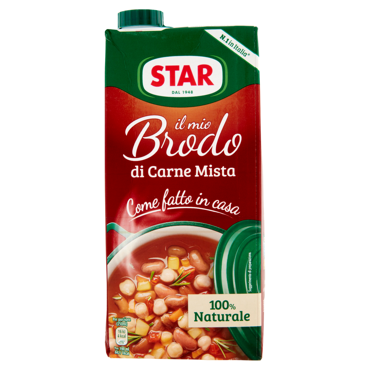 STAR BRODO LIQUIDO MIX CARNE 1lt (6 in a box)