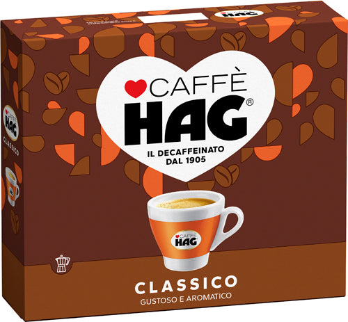 Hag 'Il Decaffeinato' Macinato gr.250x2 Classico (8 In A Box) (£5.70 Each)