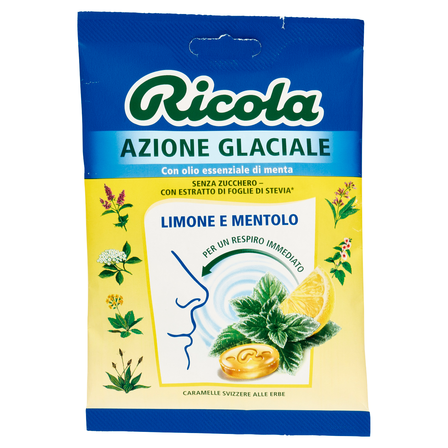 RICOLA LIMONE/MENTOLO 70g (12 in a box)