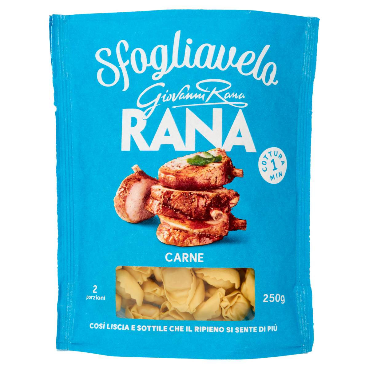 RANA SFOGLIAVELA ALLA CARNE 250g (4 in a box)