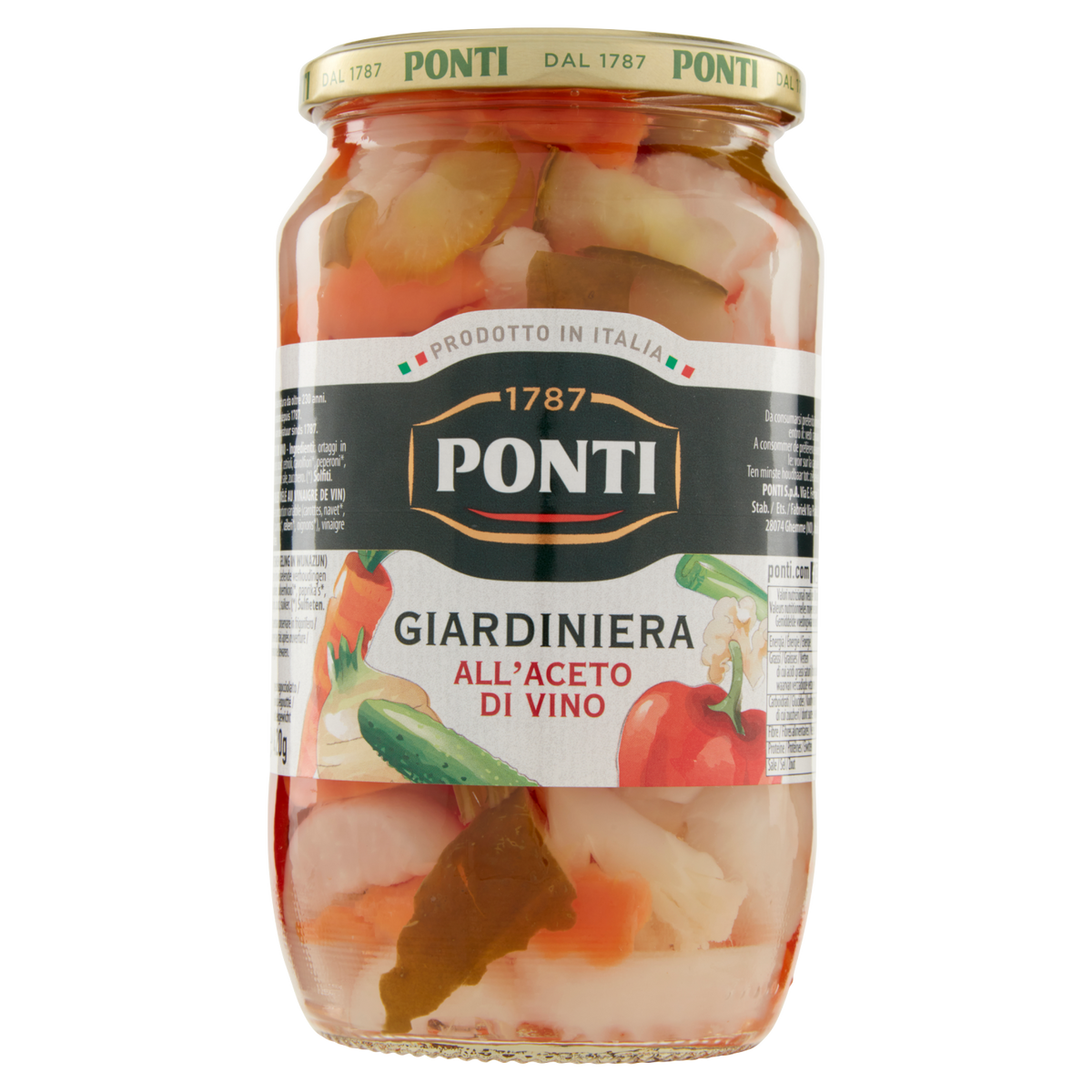 PONTI GIARDINIERA 800g (6 in a box)