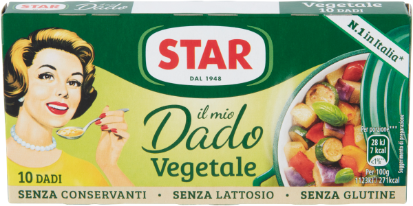 Star Dado Per Brodo Vegetale X10 100 Gr