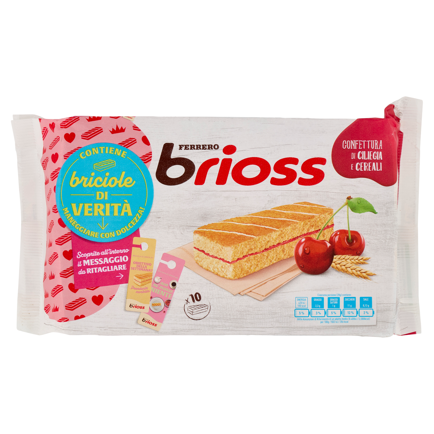 KINDER BRIOSS CILIEGIA X10 280g (12 in a box)