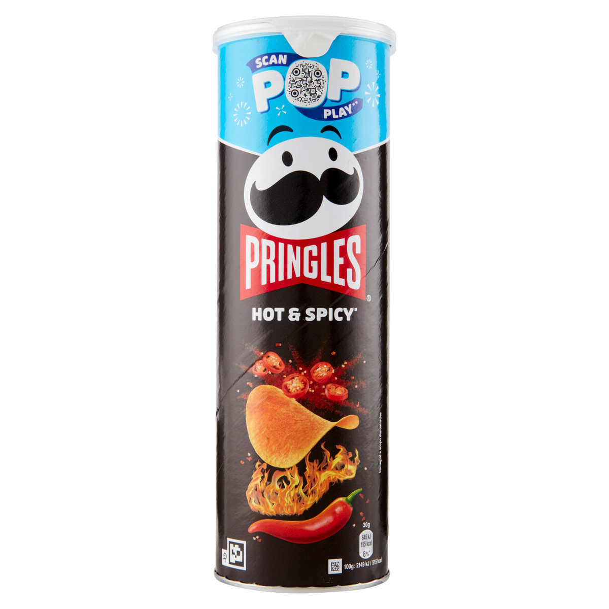 PRINGLES PATATINE HOT & SPICY 175g (19 in a box)