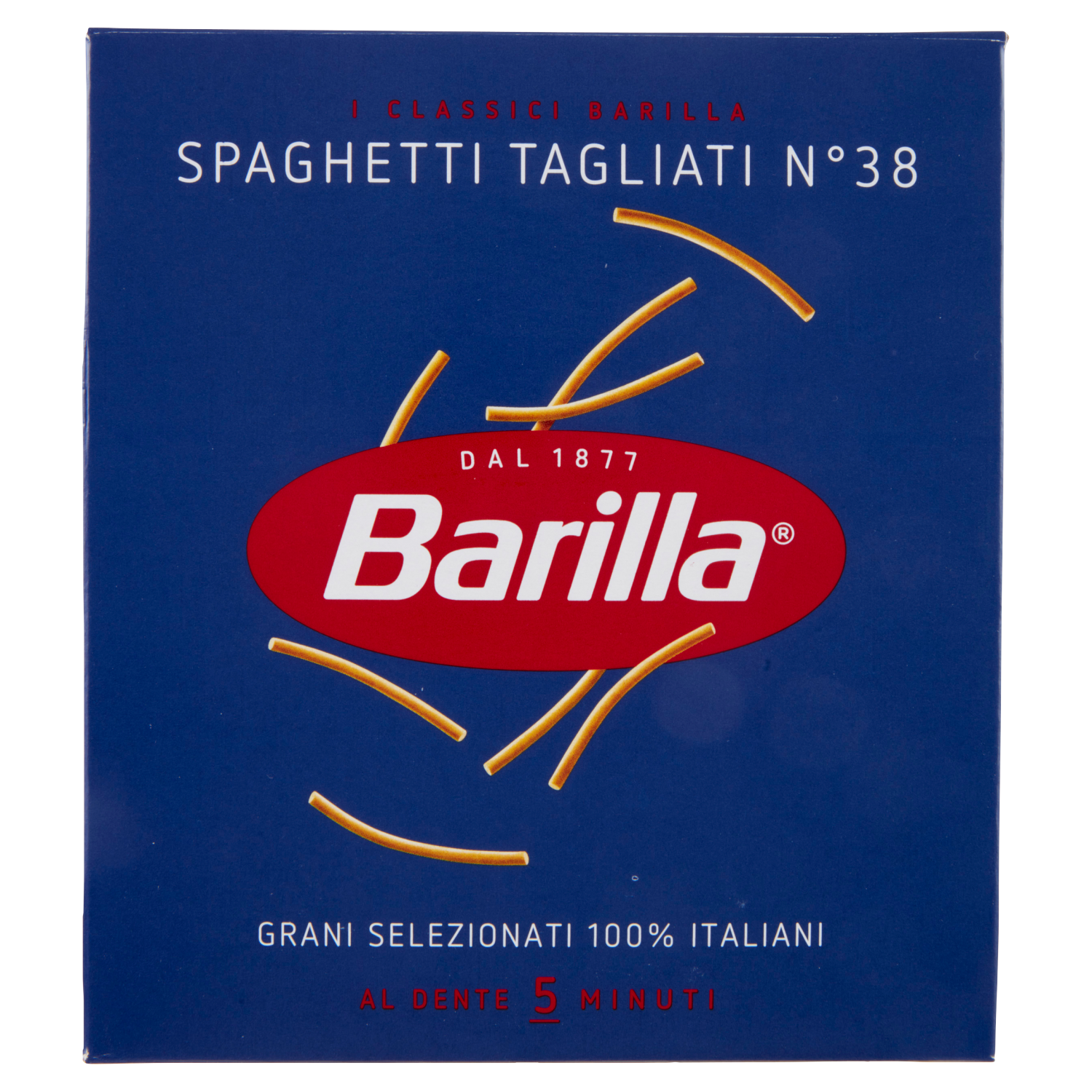 BARILLA PASTA DI SEMOLA SPAGHETTI TAGLIATI N.38 500g (32 in a box)