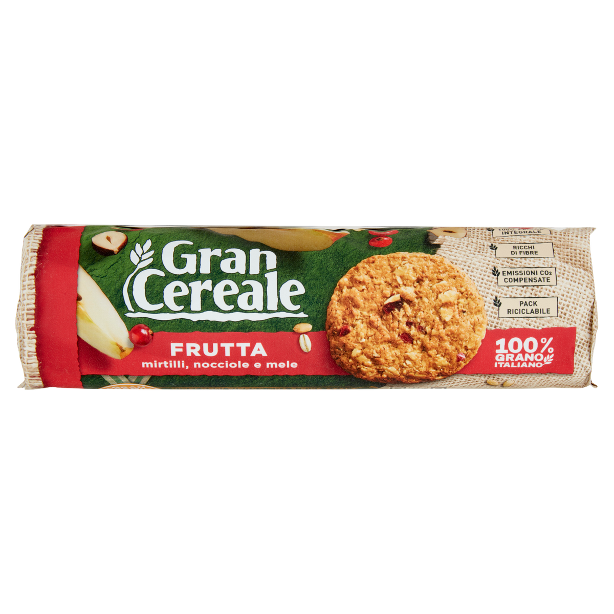 GRAN CEREALE BISCOTTI FRUTTA 250g (18 in a box)