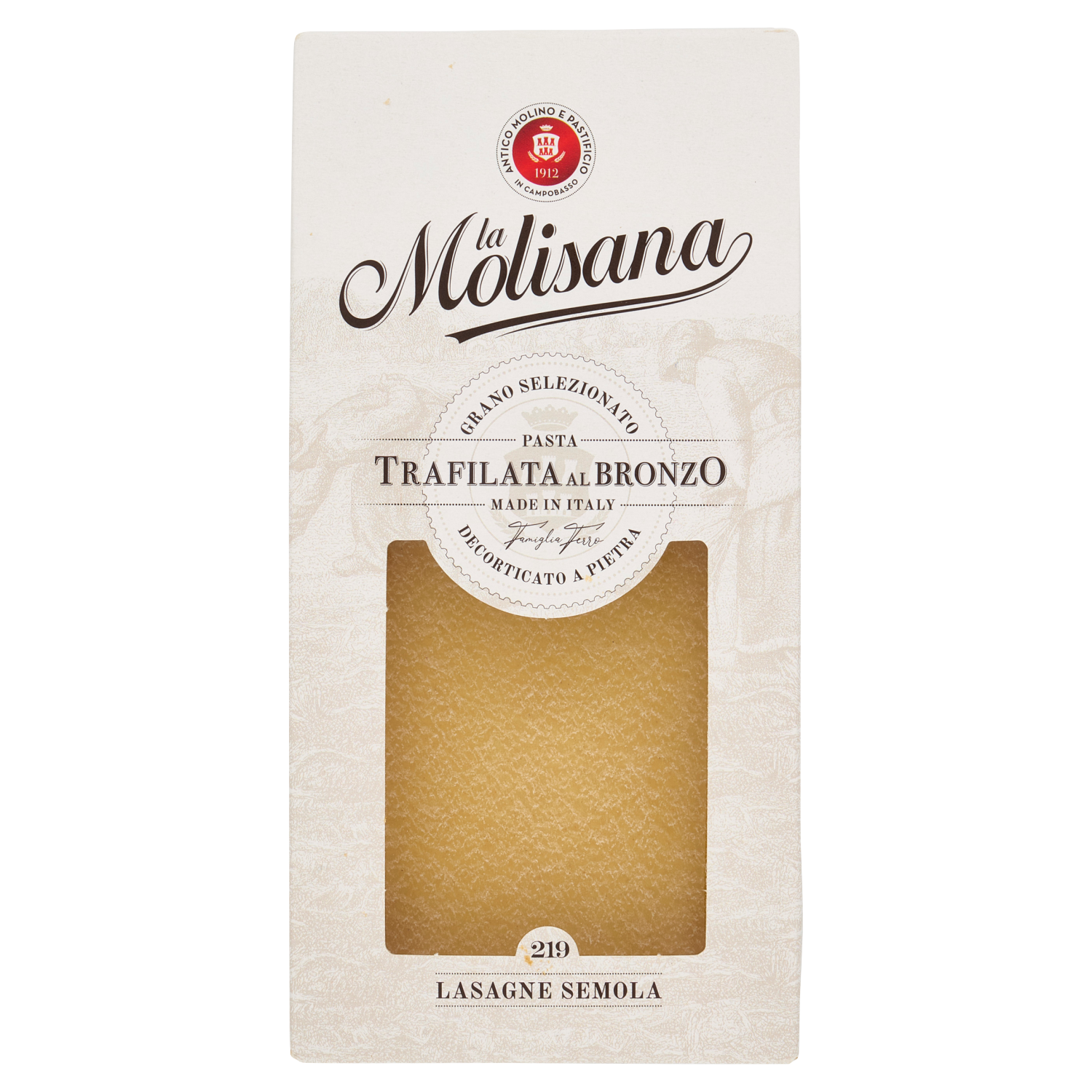 MOLISANA LASAGNE SEMOLA N.219 500g (12 in a box)