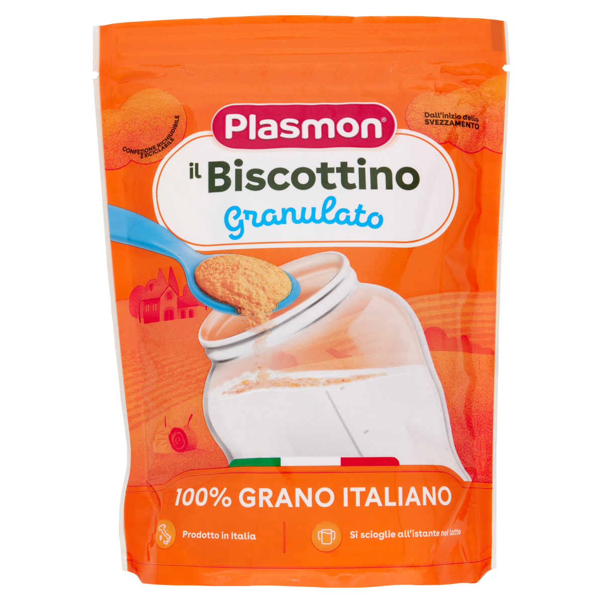 PLASMON BISCOTTINO GRANULATO 350g (6 in a box)