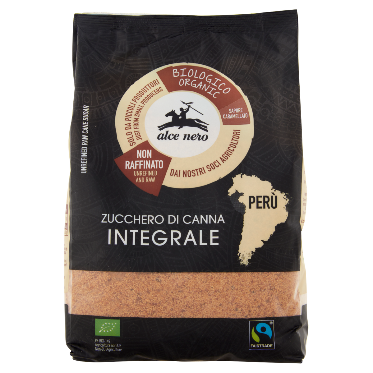 ALCENERO ZUCCHERO CANNA INTEGRALE 500g (20 in a box)