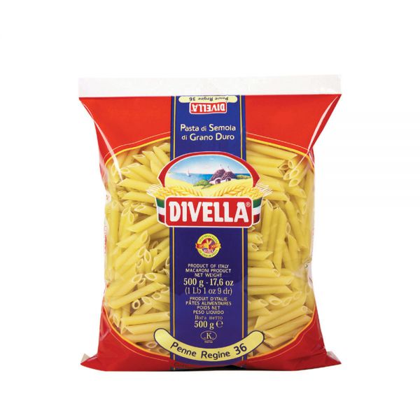 DIVELLA PASTA DI SEMOLA PENNE REGINE 500g(24 in a box)