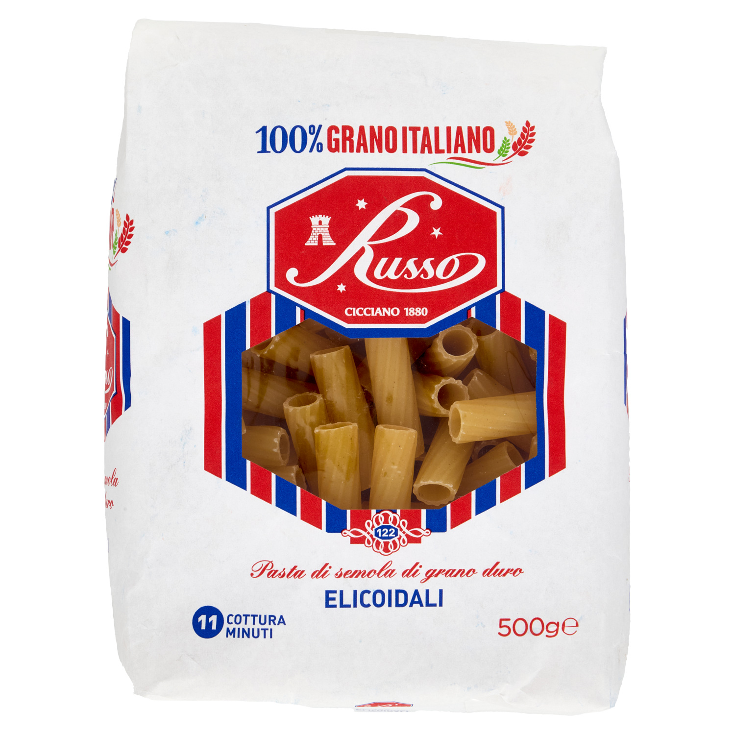 RUSSO PASTA DI SEMOLA ELICOIDALI 500g (20 in a box)