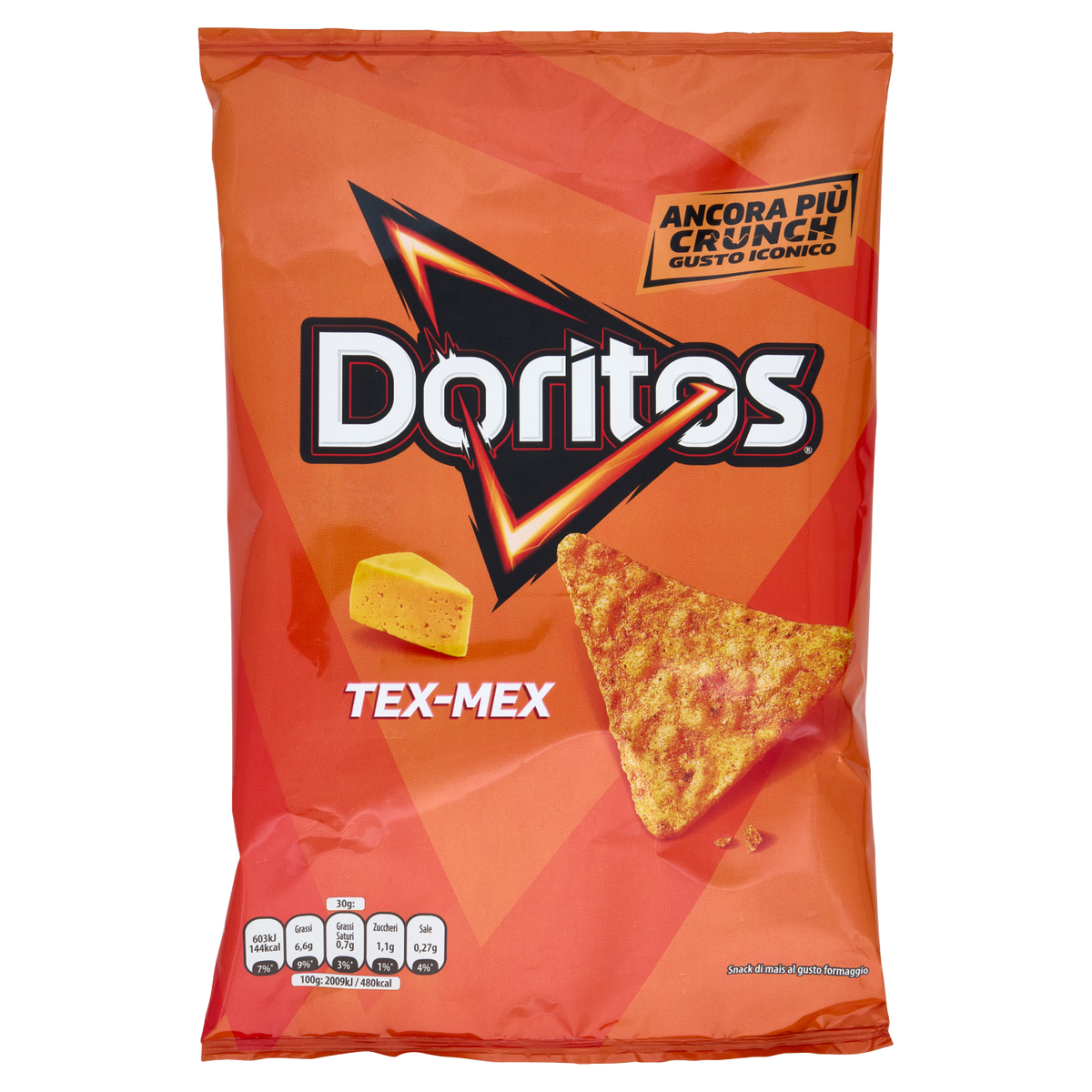 DORITOS SNACK MAIS FORMAGGIO TEX MEX 140g (10 in a box)