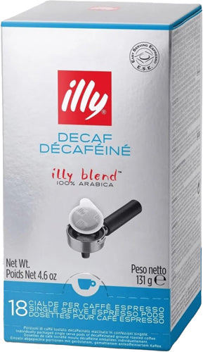 Illy Serving Monodose 18 Cialde Decaff. g.131 (12 In A Box) (£4.28 Each)