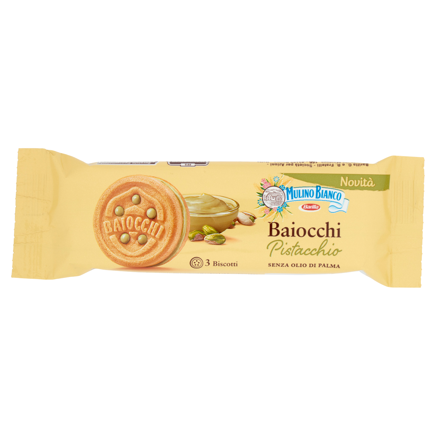 MULINO BIANCO BAIOCCHI AL PISTACCHIO 42 pcs (single item)