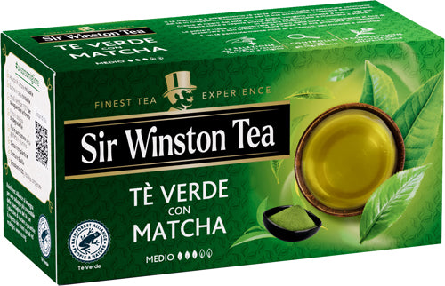 Sir Winston Te' Verde Matcha Rfa 20 Ff (12 In A Box) (£1.96 Each)