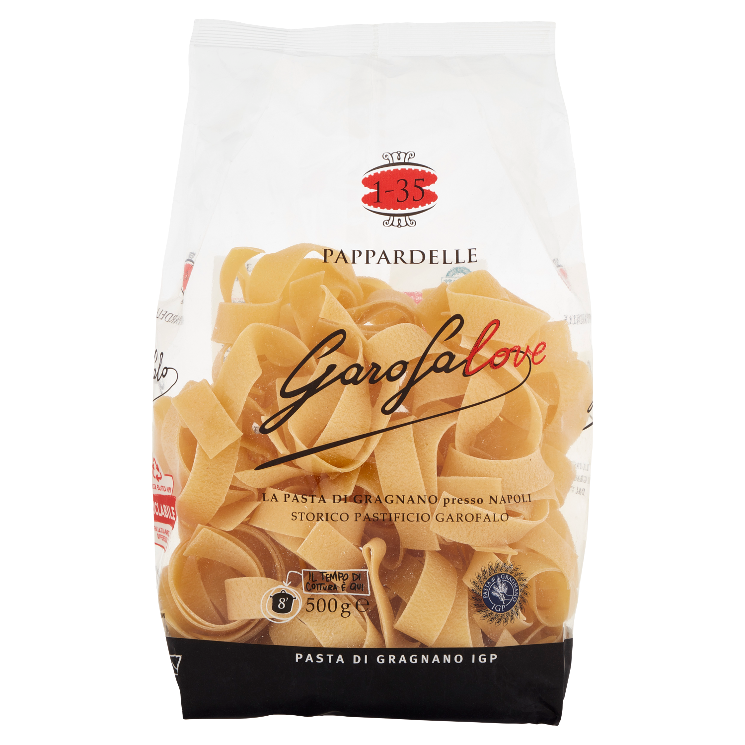 GAROFALO PASTA DI SEMOLA FORMATI SPECIALI PAPPARDELLE 500g (12 in a box)