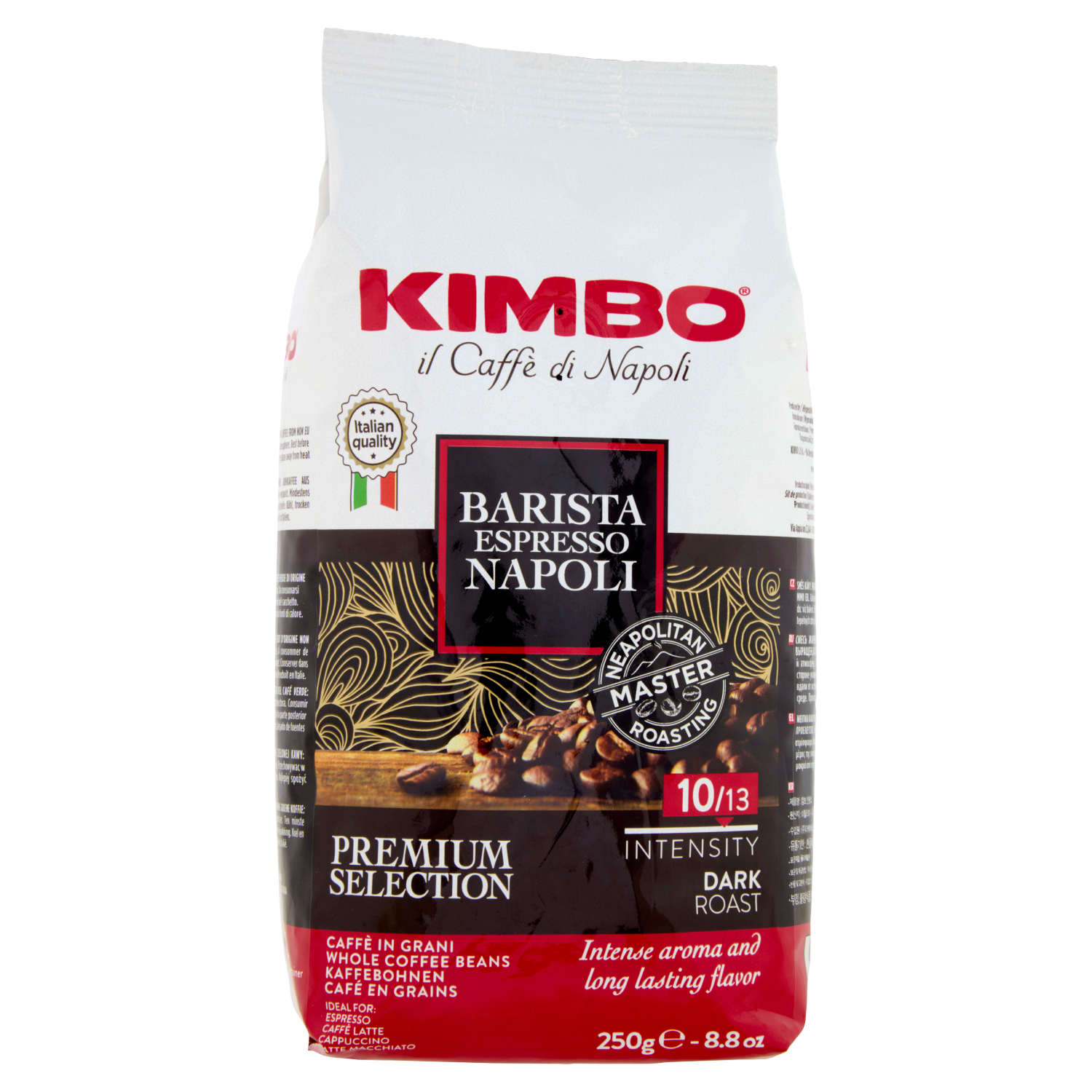 KIMBO ESPRESSO NAPOLI IN GRANI 250g (12 in a box)