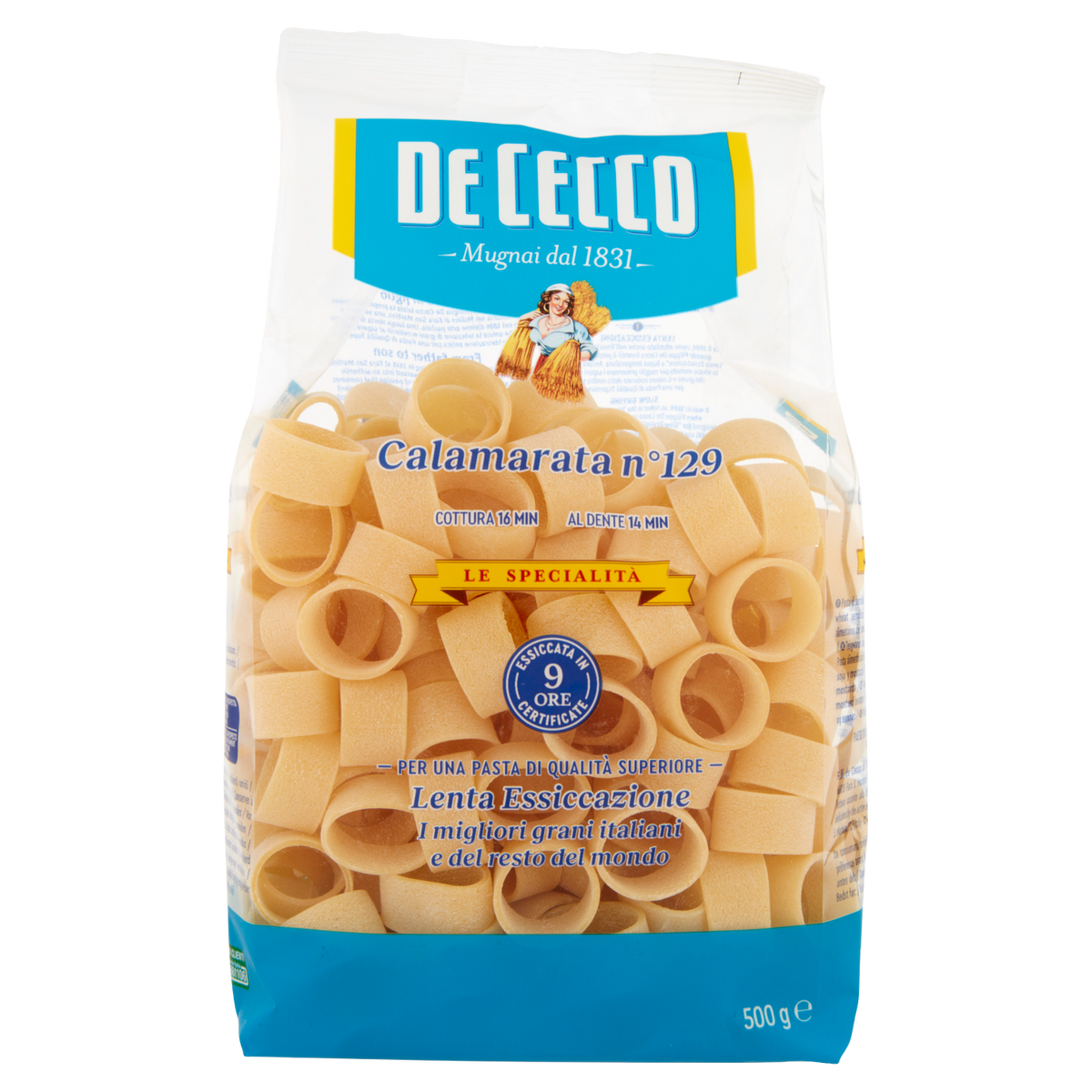 DE CECCO LE SPECIALITA' CALAMARATA N°129 500g (12 in a box)