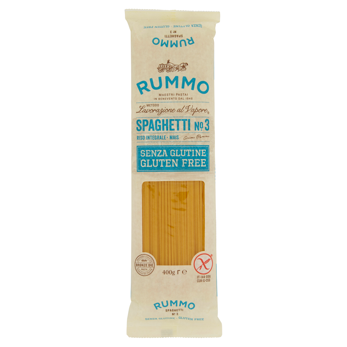 RUMMO SPAGHETTI SENZA GLUTINE 400g (12 in a box)