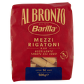 BARILLA BRONZO MEZZI RIGATONI 500g (16 in a box)