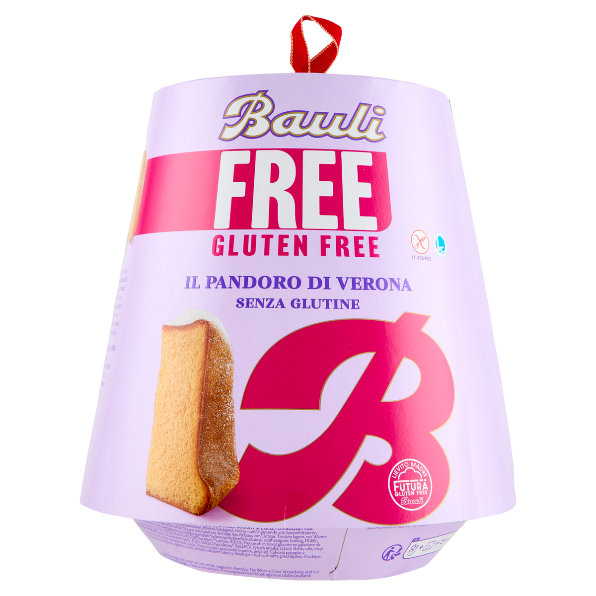 BAULI PANDORO SENZA GLUTINE 500g (6 in a box)