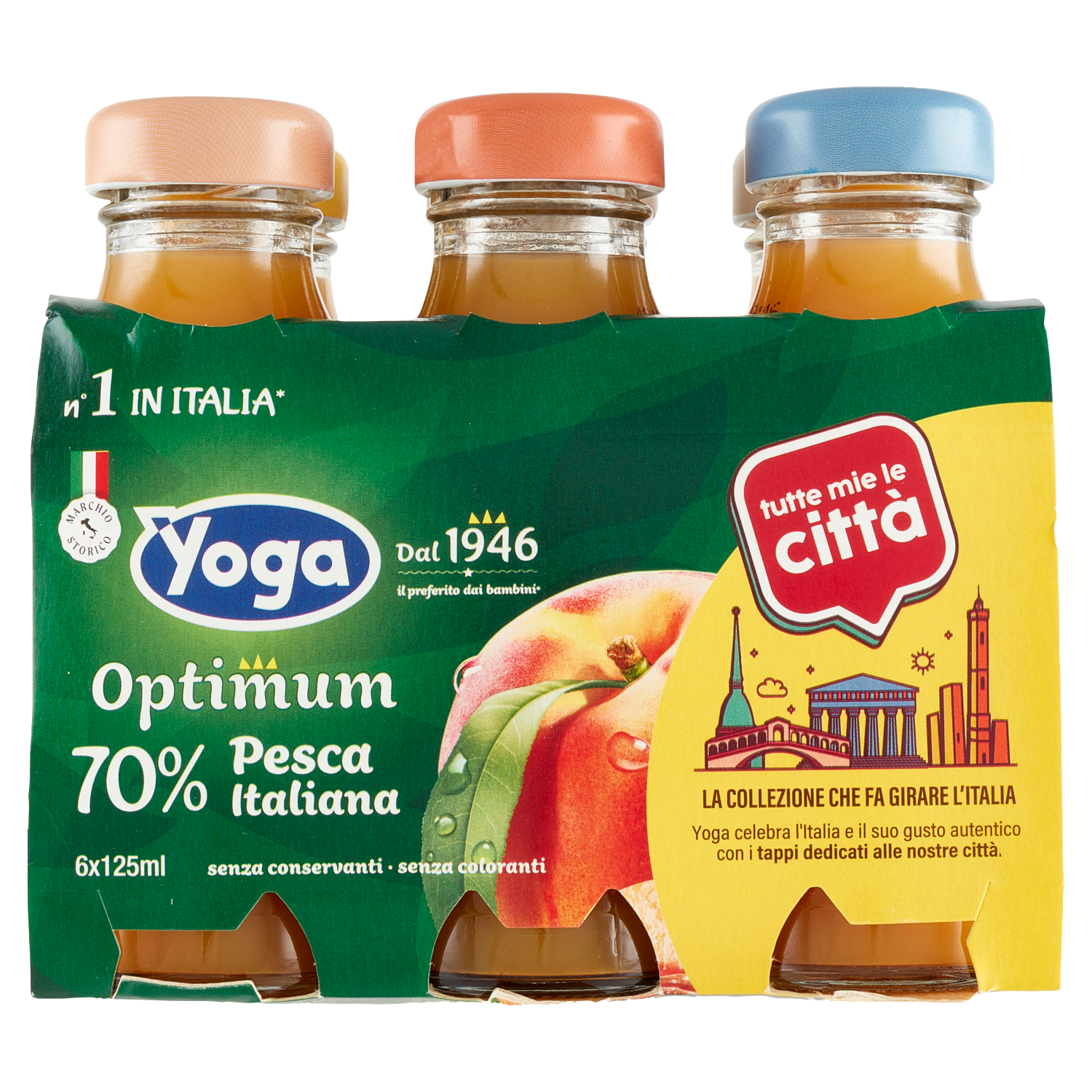 YOGA OPTIMUM SUCCO PESCA 125ml x6750ml (8 in a box)