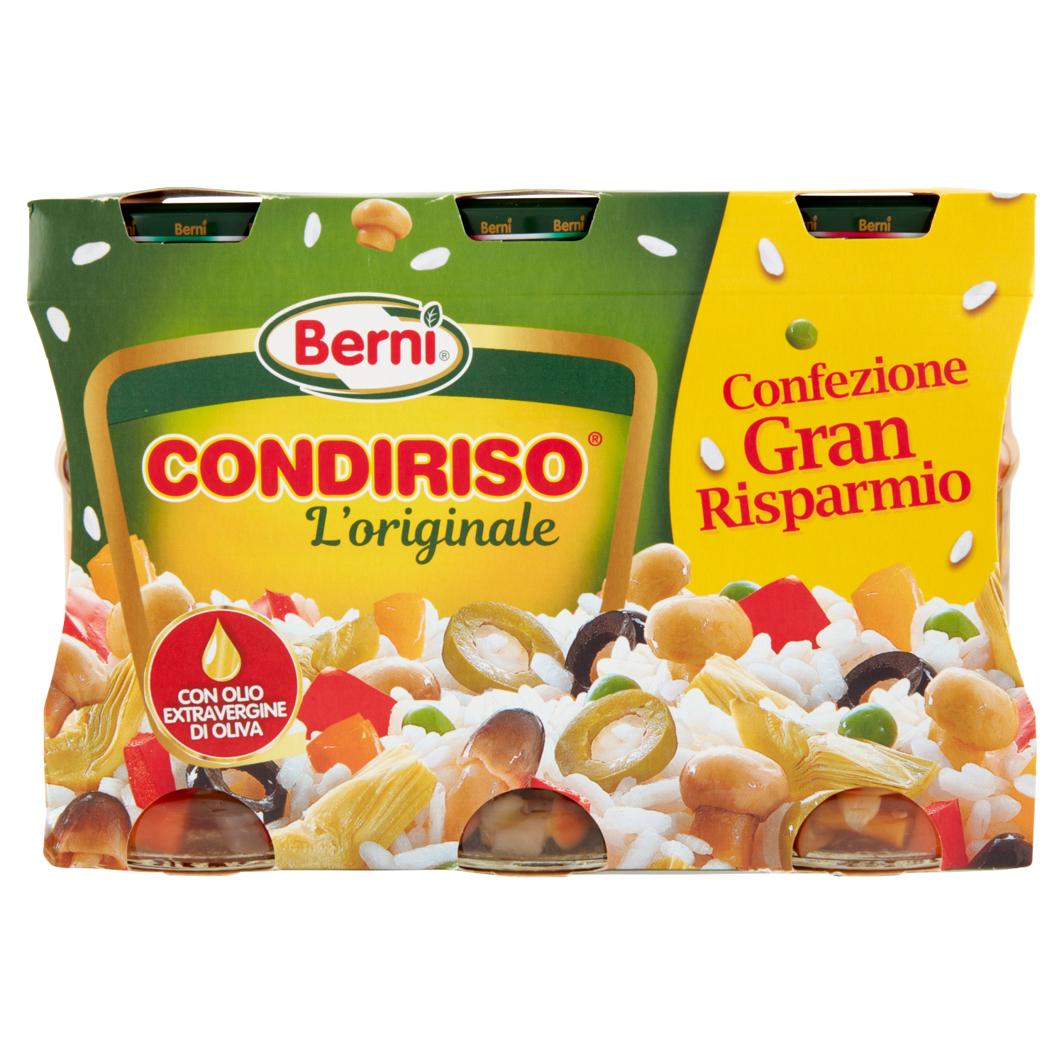 BERNI CONDIRISO ORIGINALE X3 900g (4 in a box)