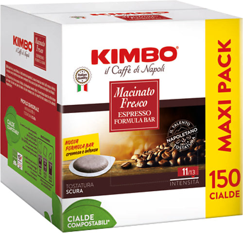 Kimbo Cialde g.7,3 Macinato Fresco X150 (Single Item)