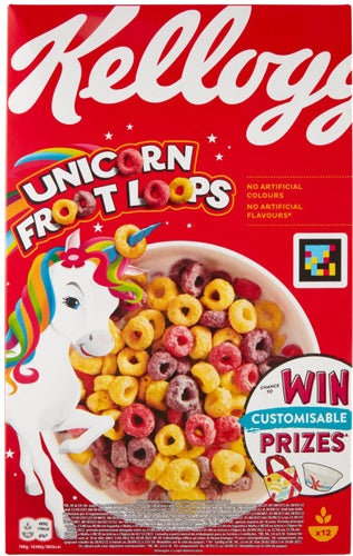 Kellogg'S Froot Loops g.375 Unicorn (6 In A Box) (£2.99 Each)