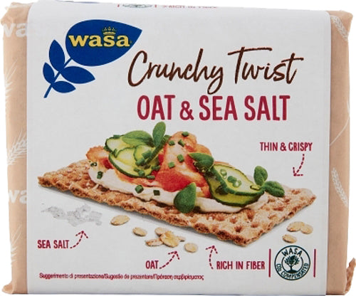 Wasa Crackers g.265 Oat & Sea Salt (12 In A Box) (£1.63 Each)