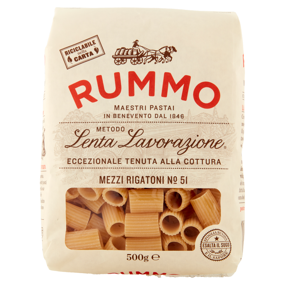 RUMMO MEZZI RIGATONI N.51 500g (16 in a box)