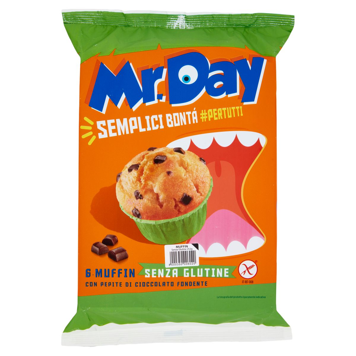 MR.DAY MUFFIN CIOCCOLATO (gluten-free) 252g (10 in a box)
