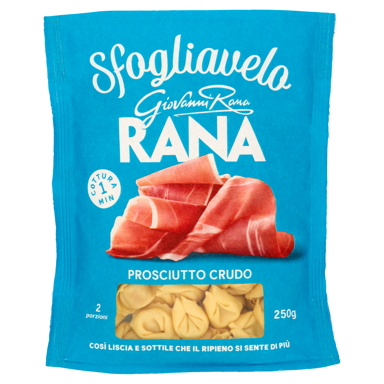 RANA SFOGLIAVELO TORTELLINI CON PROSCIUTTO CRUDO 250g (4 in a box)