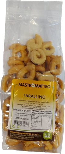 Mastromatteo Tarallini g.250 (20 In A Box) (£1.32 Each)
